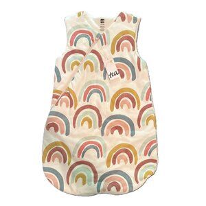 NWT Tea Collection Rainbow Print Sleep Sack, Wearable Blanket, Newborn